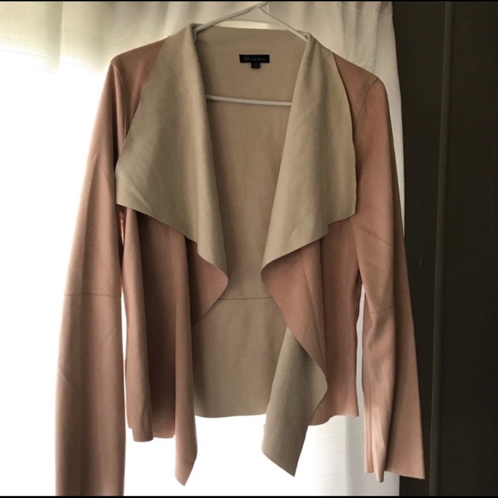 Blush suede Jacket